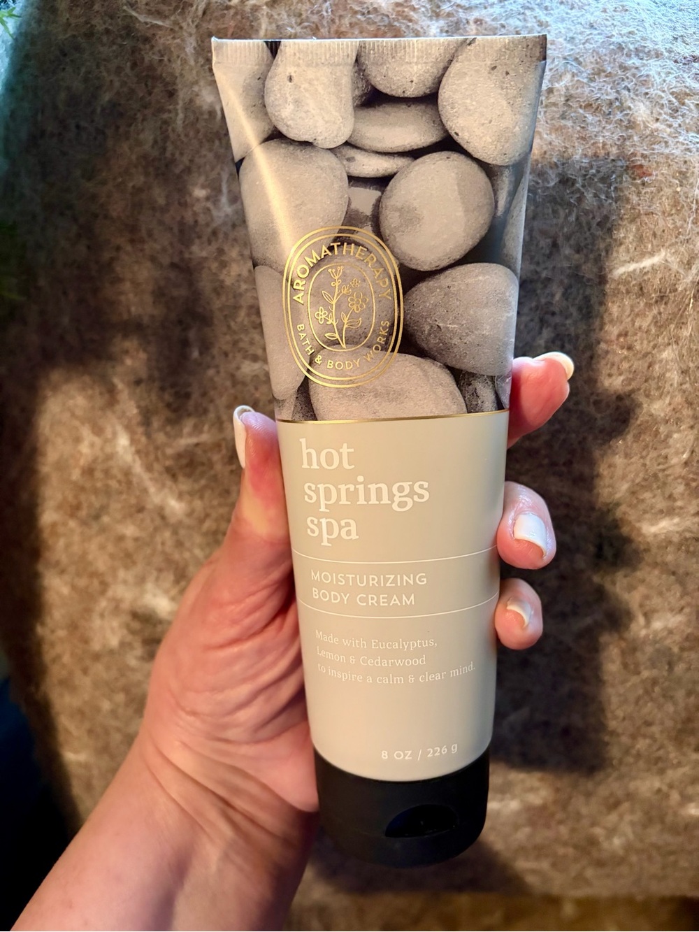 Bath & Body Works Hot Springs Spa Moisturizing Body Cream - Beige & Black